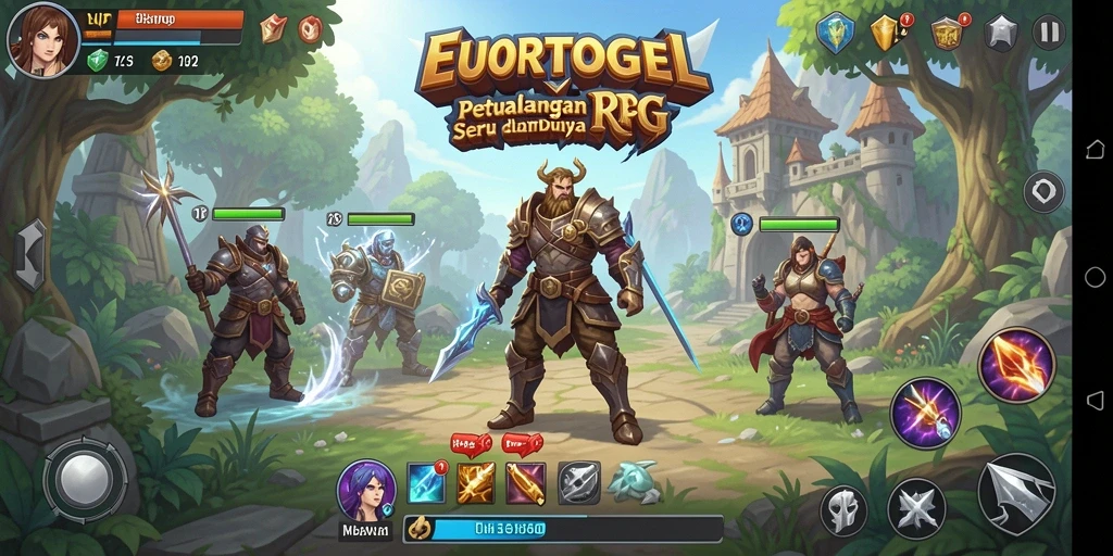 Tampilan gameplay yang menarik dari EUROTOGEL dengan karakter yang beragam.