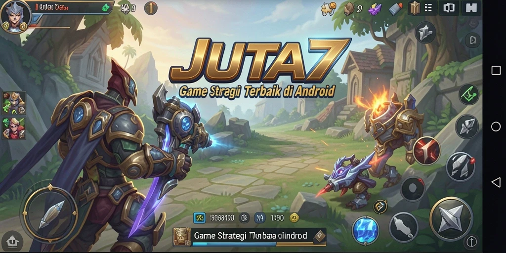 Tampilan gameplay JUTA7 yang mendebarkan dan penuh strategi.